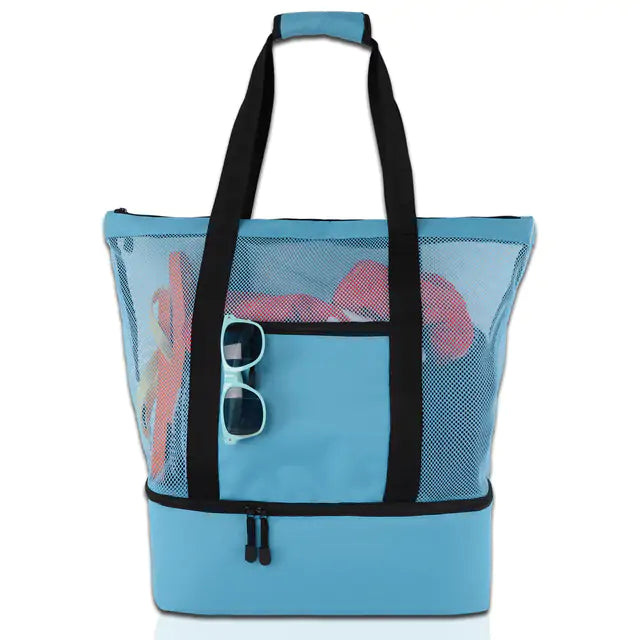 CoolBreeze Mesh Tote Cooler Combo