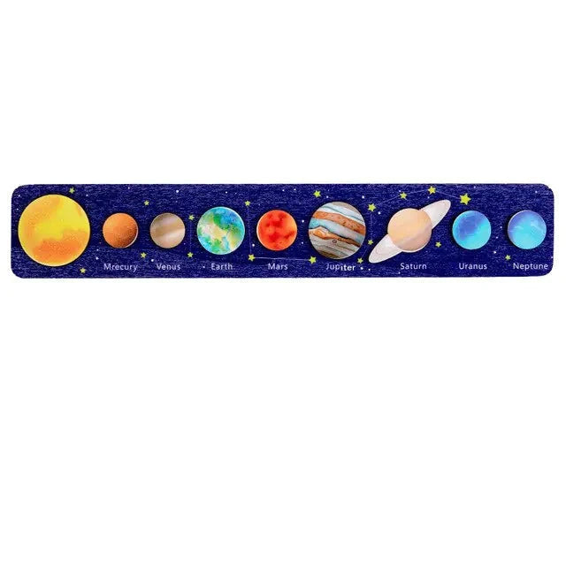 Solar System Wood Puzzles