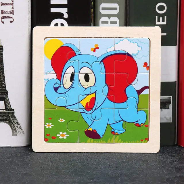 PuzzlePlay チャンキー木製パズル