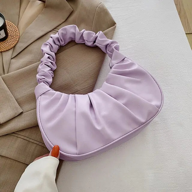Pleated Cloud Handbag
