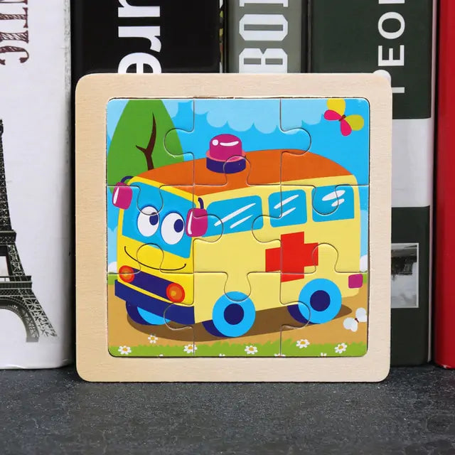 PuzzlePlay チャンキー木製パズル