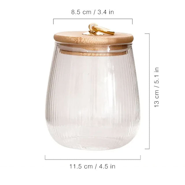 High-Quality Borosilicate Glass Jar