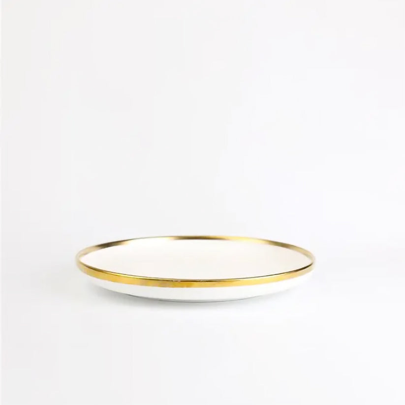 Elegant Gilt Rim Ceramic Dinnerware Set