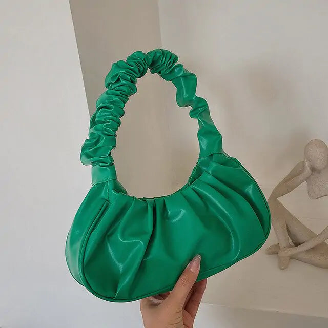 Pleated Cloud Handbag