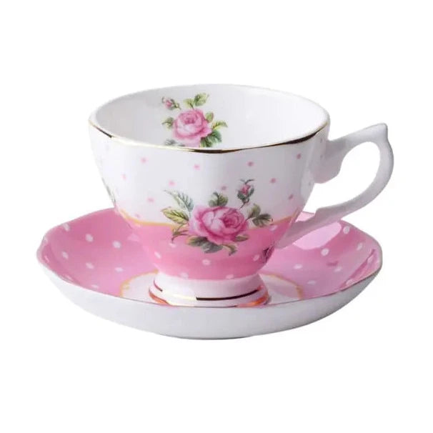 Royal Garden Bone China Tea Cups