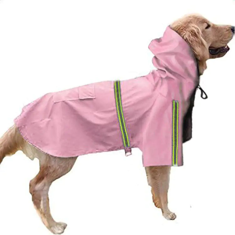 AquaShield Reflective Dog Raincoat