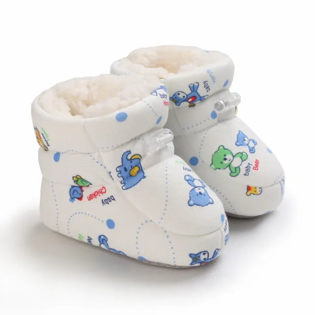 Cozy Toes Baby Booties, Assorted Prints