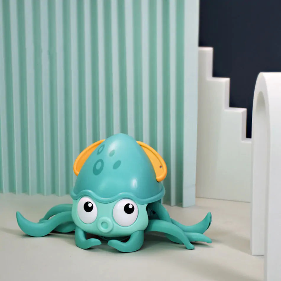 SquiggleSplash Baby Octopus Bath Toy