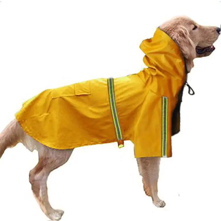 AquaShield Reflective Dog Raincoat