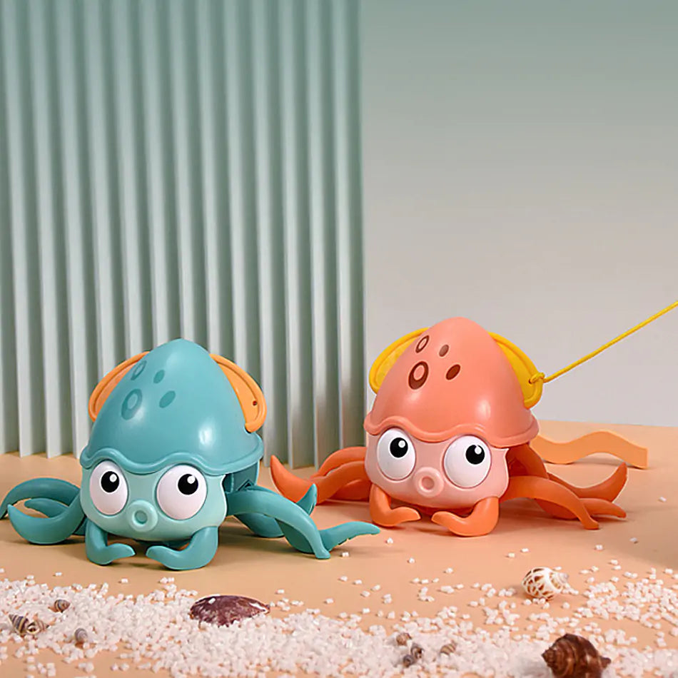 SquiggleSplash Baby Octopus Bath Toy