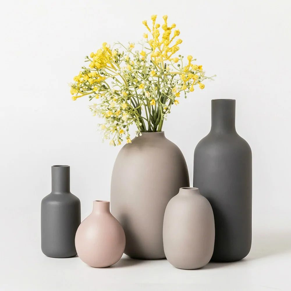Scandinavian Serenity Glass Vase