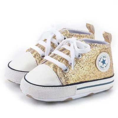 Twinkle Toes High Top Glitter Shoes