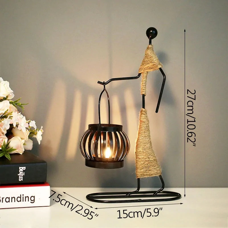Tribal Impressions Candle Holders