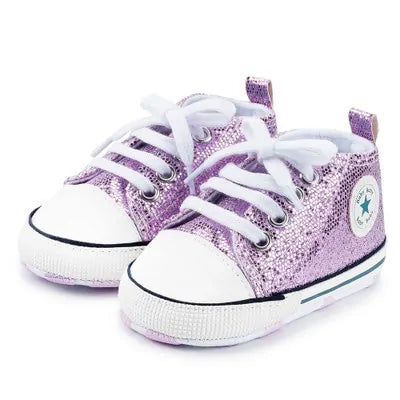 Twinkle Toes High Top Glitter Shoes