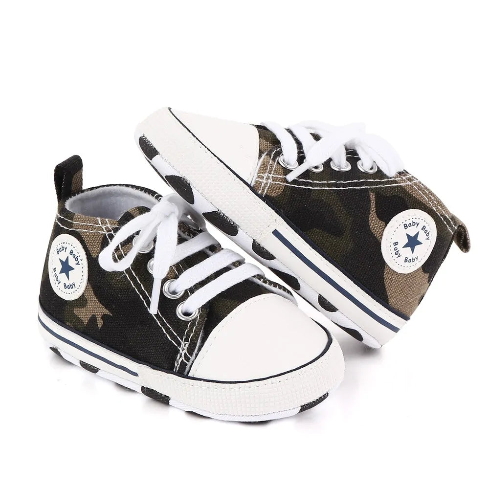 Little Explorer High Top Canvas Shoes