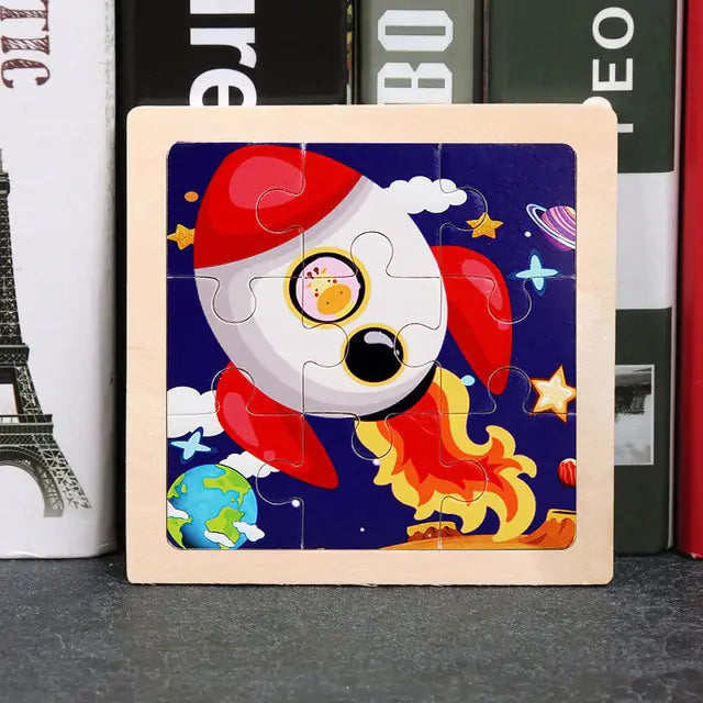 PuzzlePlay チャンキー木製パズル