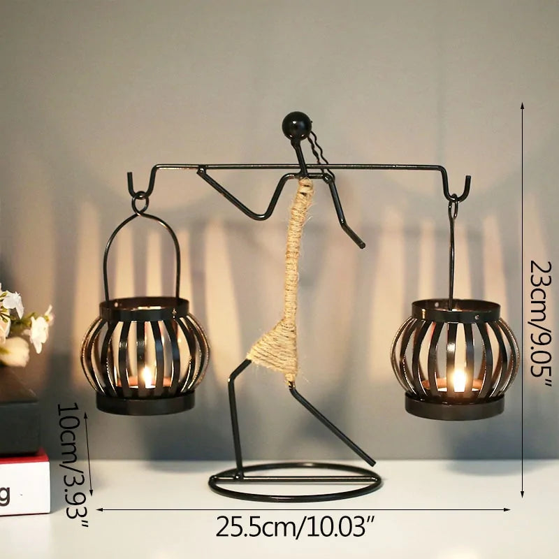 Tribal Impressions Candle Holders