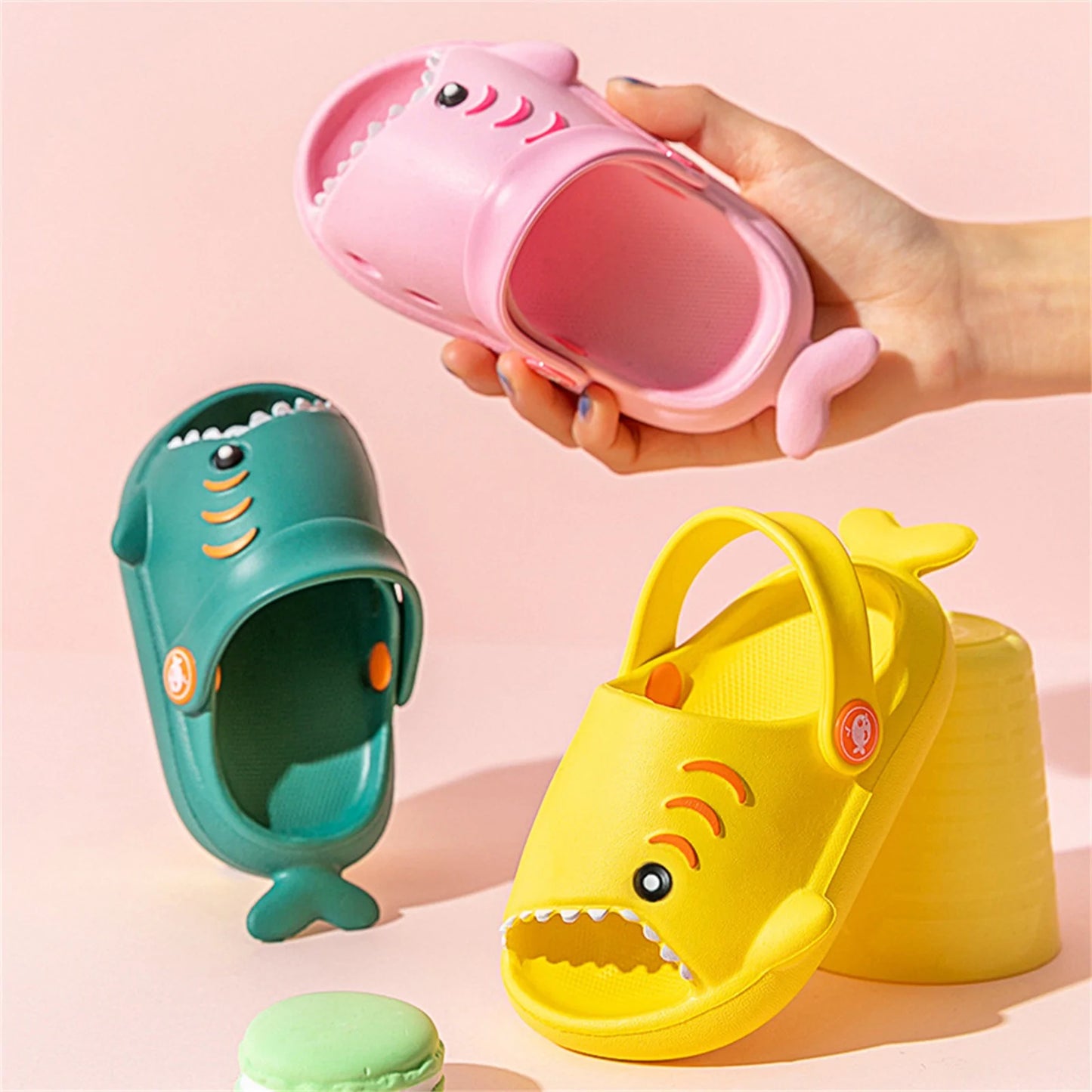Little Fin Shark Sandals