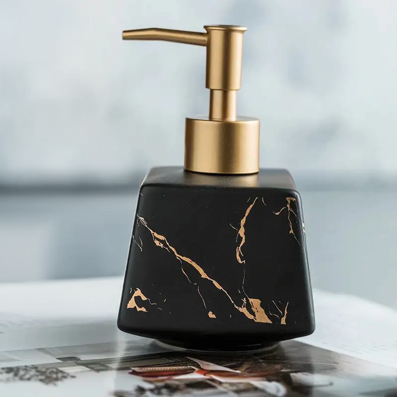 LuxeMarble Refillable Soap / Lotion Dispenser