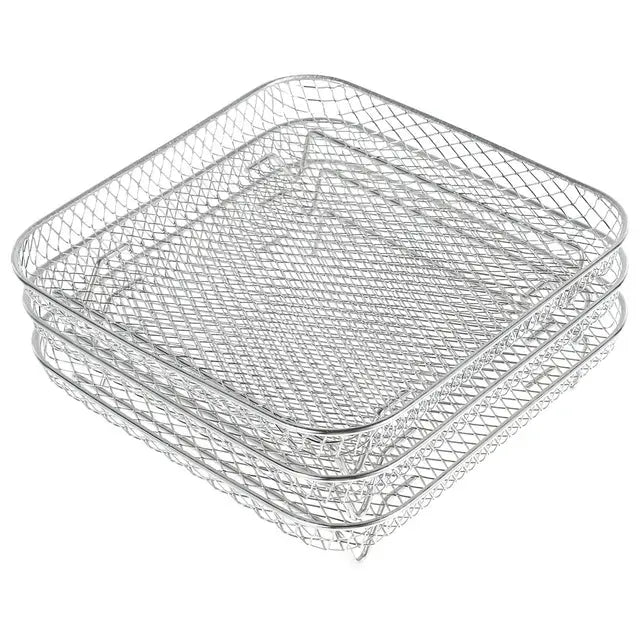 ChefStack Square Air Fryer Racks, Set of 3