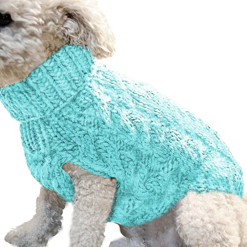 ComfyPup Soft Winter Cable Knit Sweater
