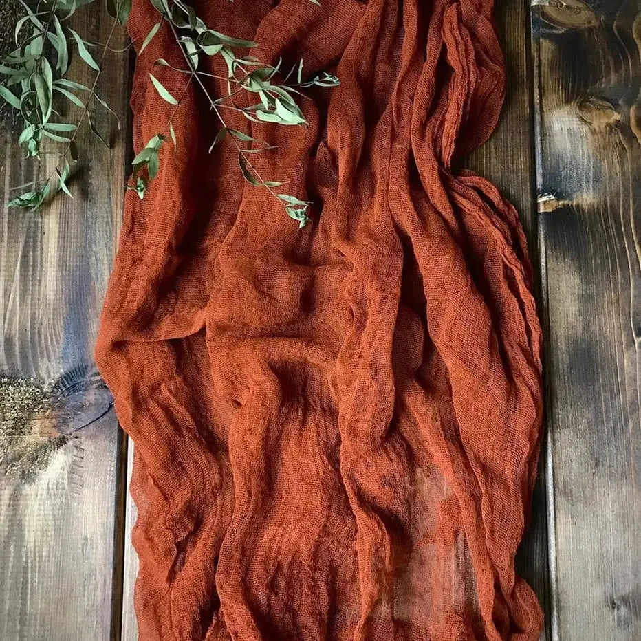 半透明ガーゼテーブルランナー