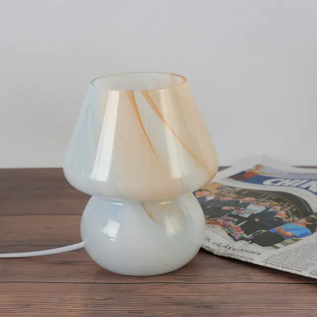 Translucent Glass Bedside Lamp