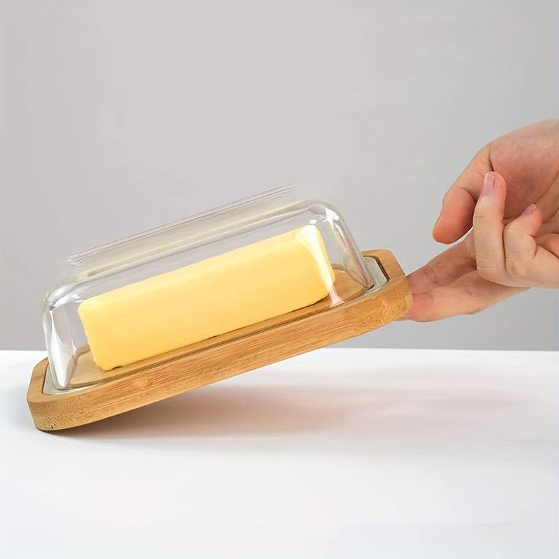 EcoFresh Bamboo Butter Dish