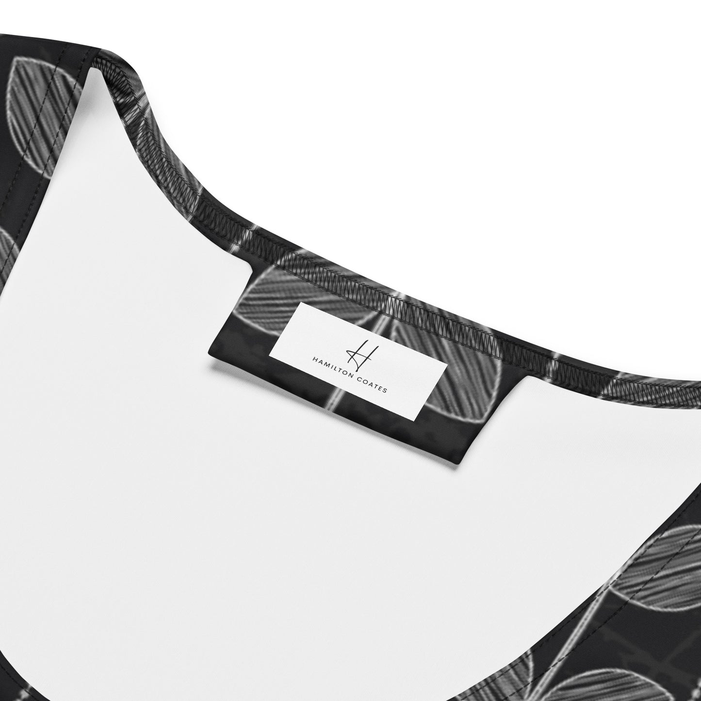 Bodycon Dress - Hand-drawn Chalk Leaf