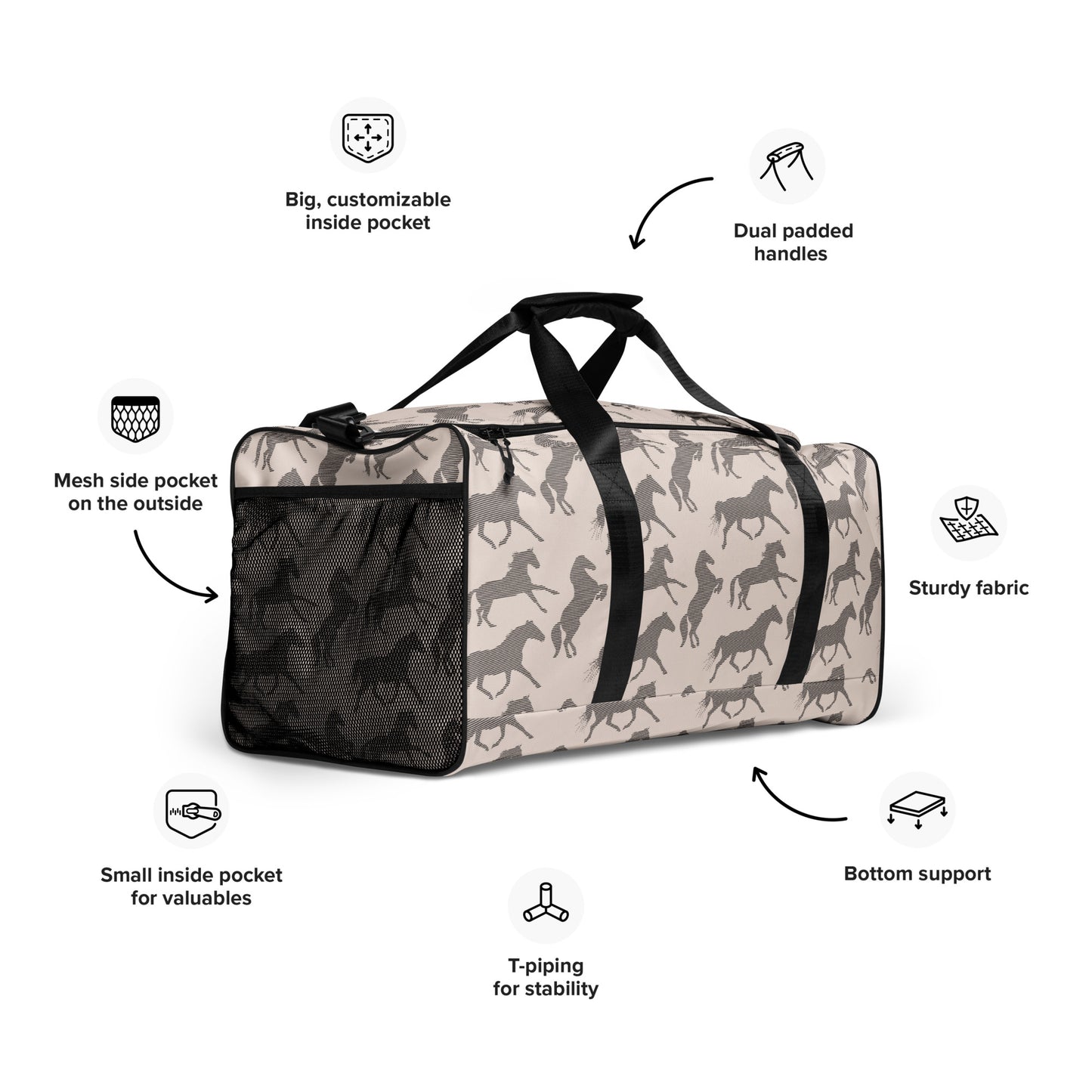 Equine Elegance Duffle Bag