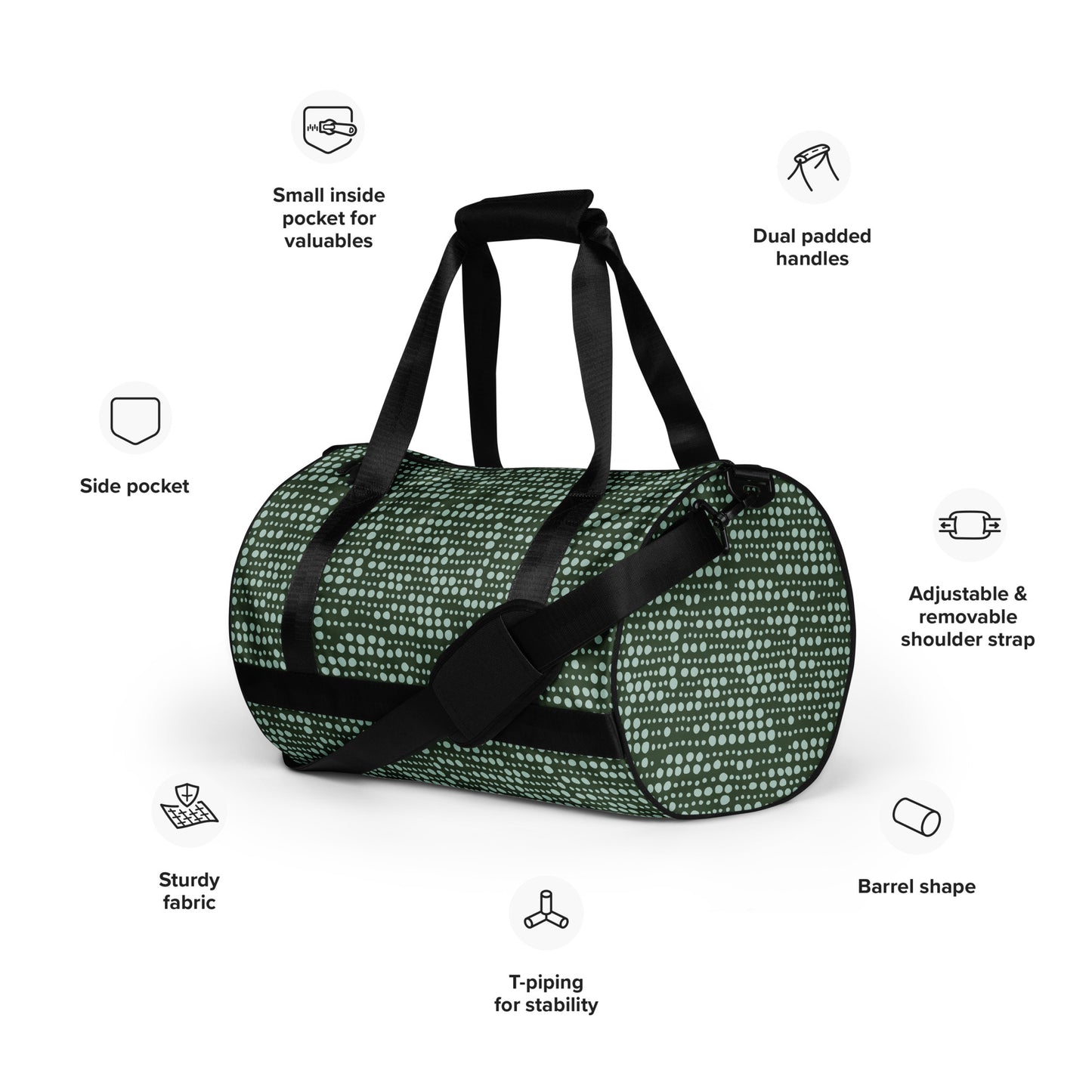 Pixel Burst Gym Tote