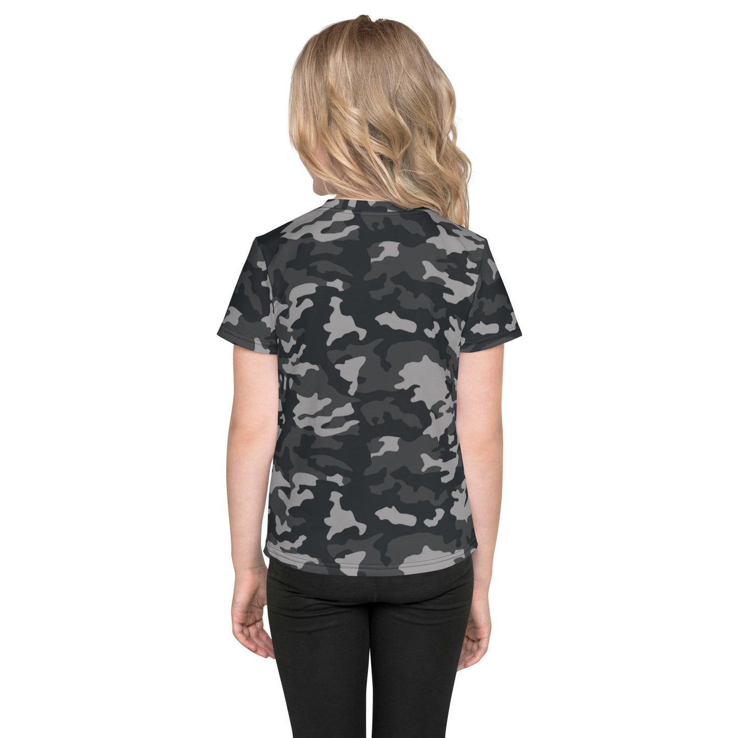 Kids crew neck t-shirt - Camo