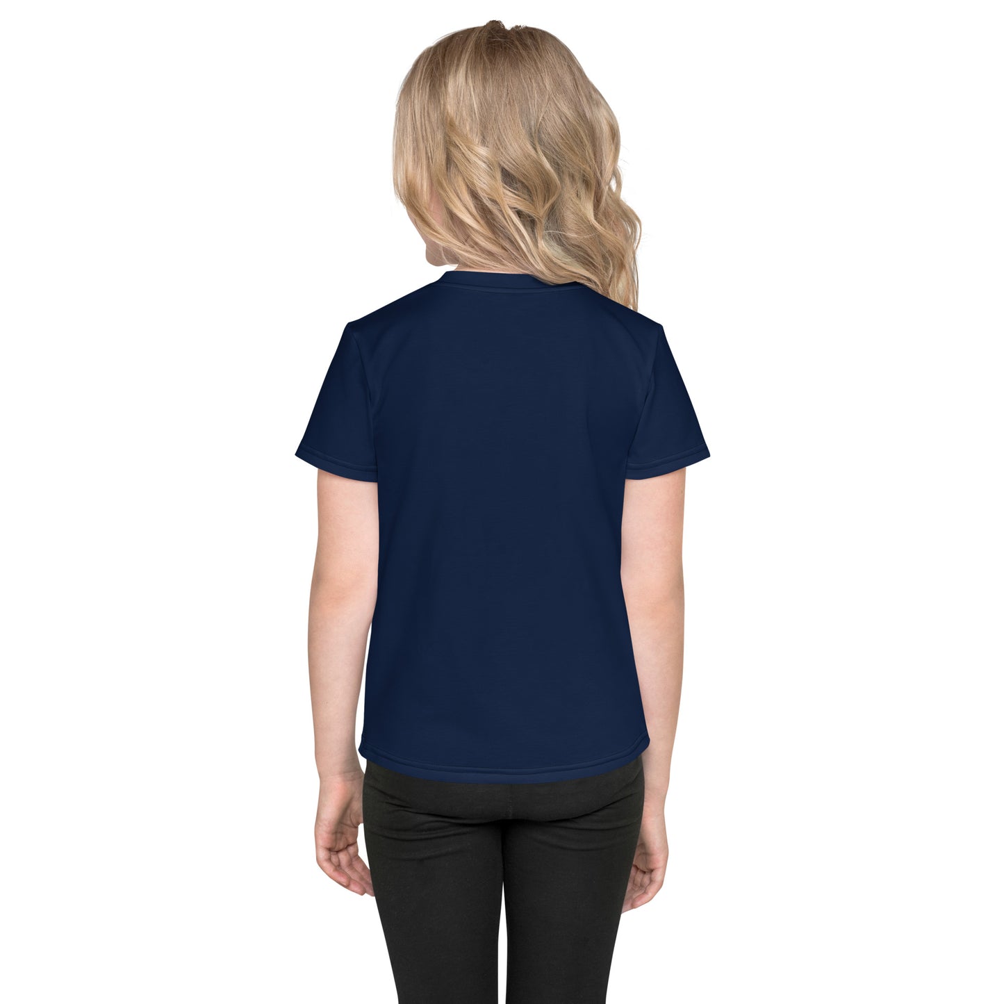 Kids crew neck t-shirt - Navy Blue
