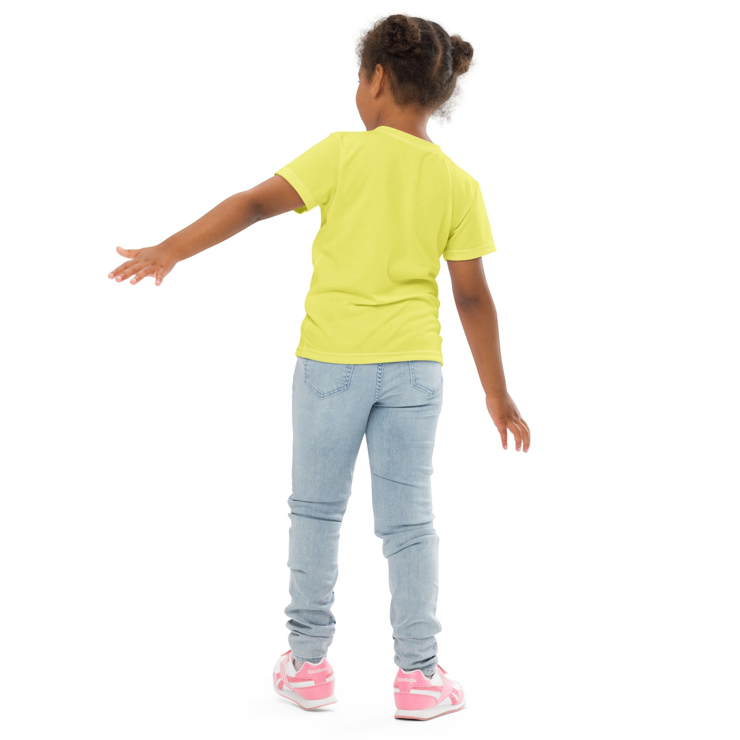 Kids crew neck t-shirt - Pastel Yellow