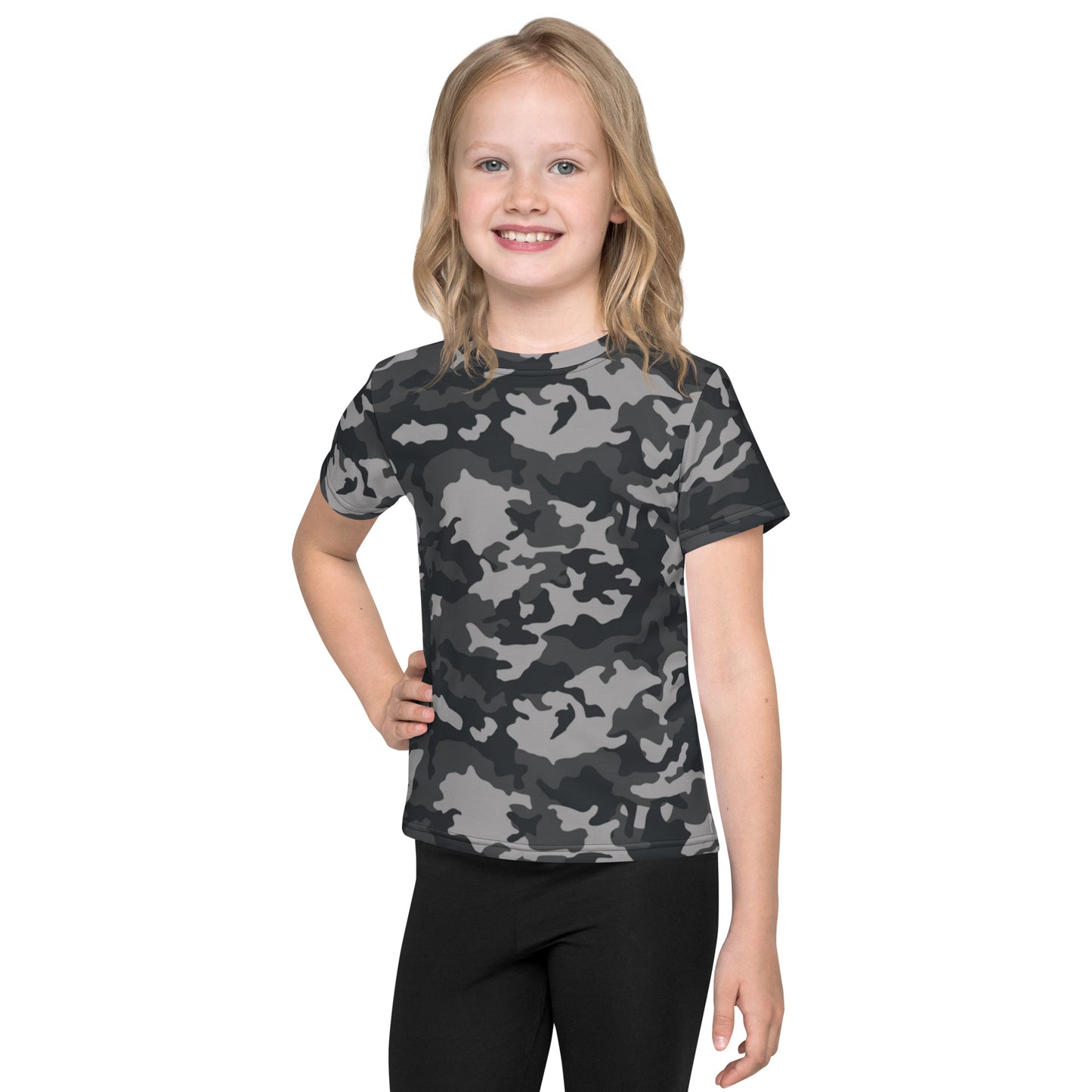 Kids crew neck t-shirt - Camo