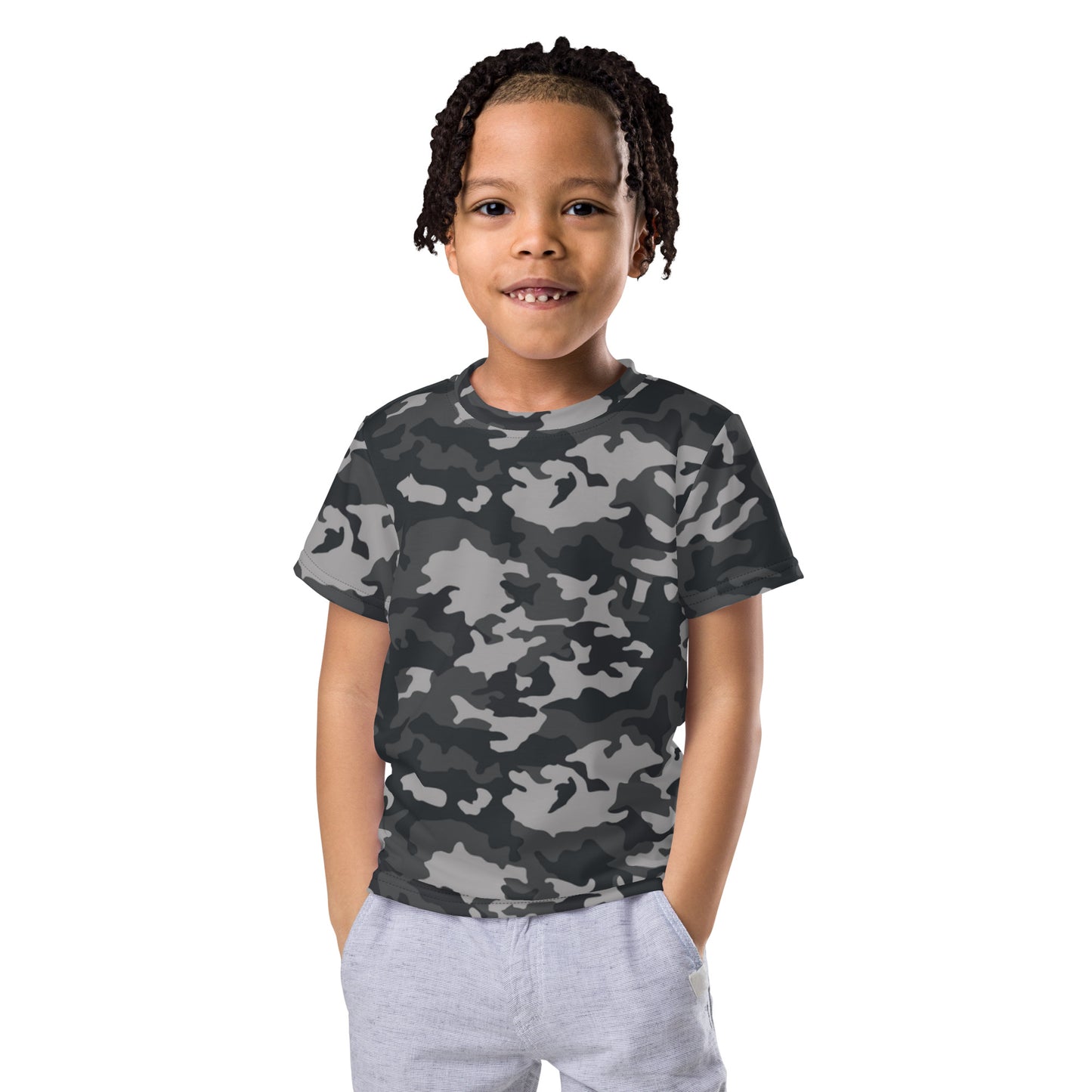 Kids crew neck t-shirt - Camo