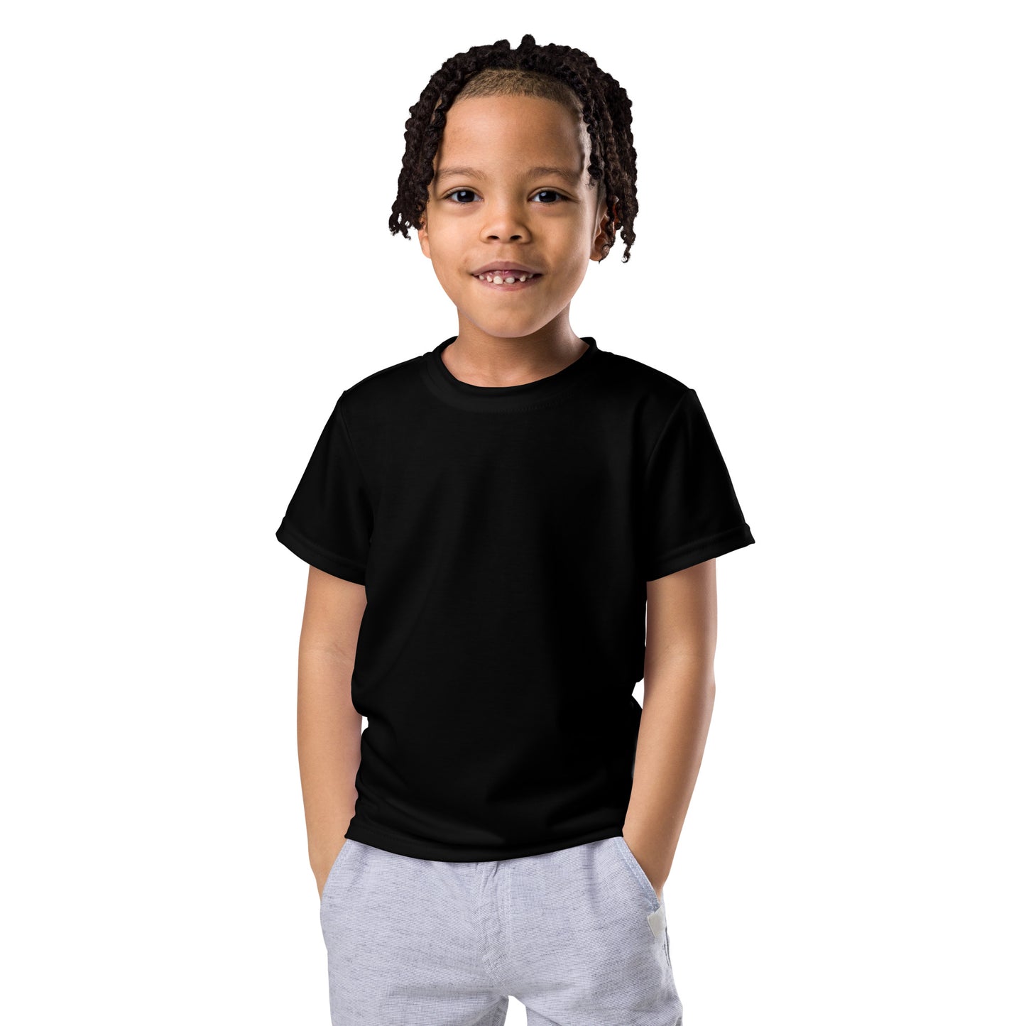 Kids crew neck t-shirt - Classic Black