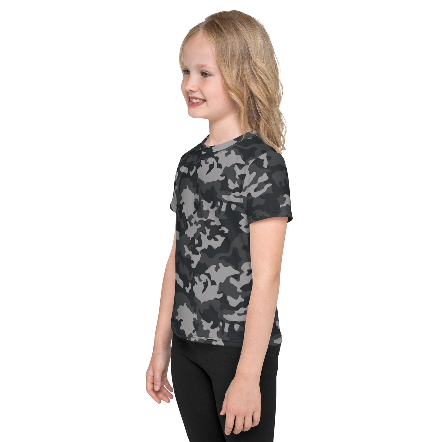 Kids crew neck t-shirt - Camo
