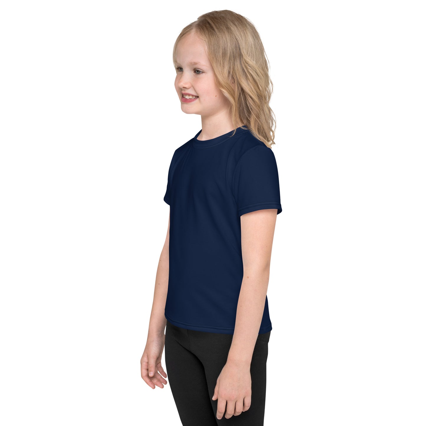 Kids crew neck t-shirt - Navy Blue