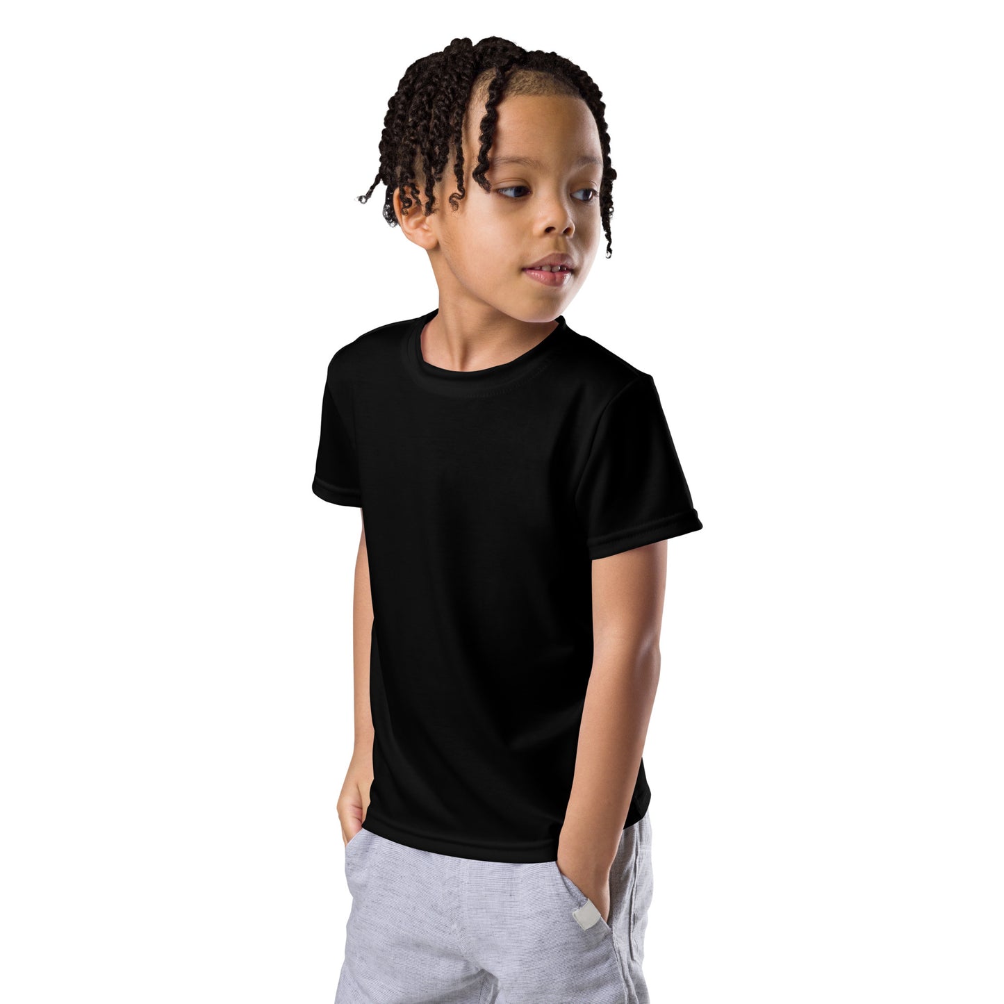Kids crew neck t-shirt - Classic Black