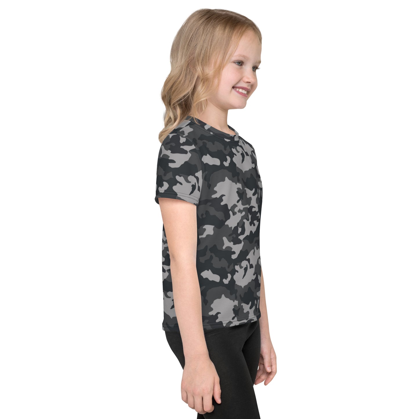 Kids crew neck t-shirt - Camo