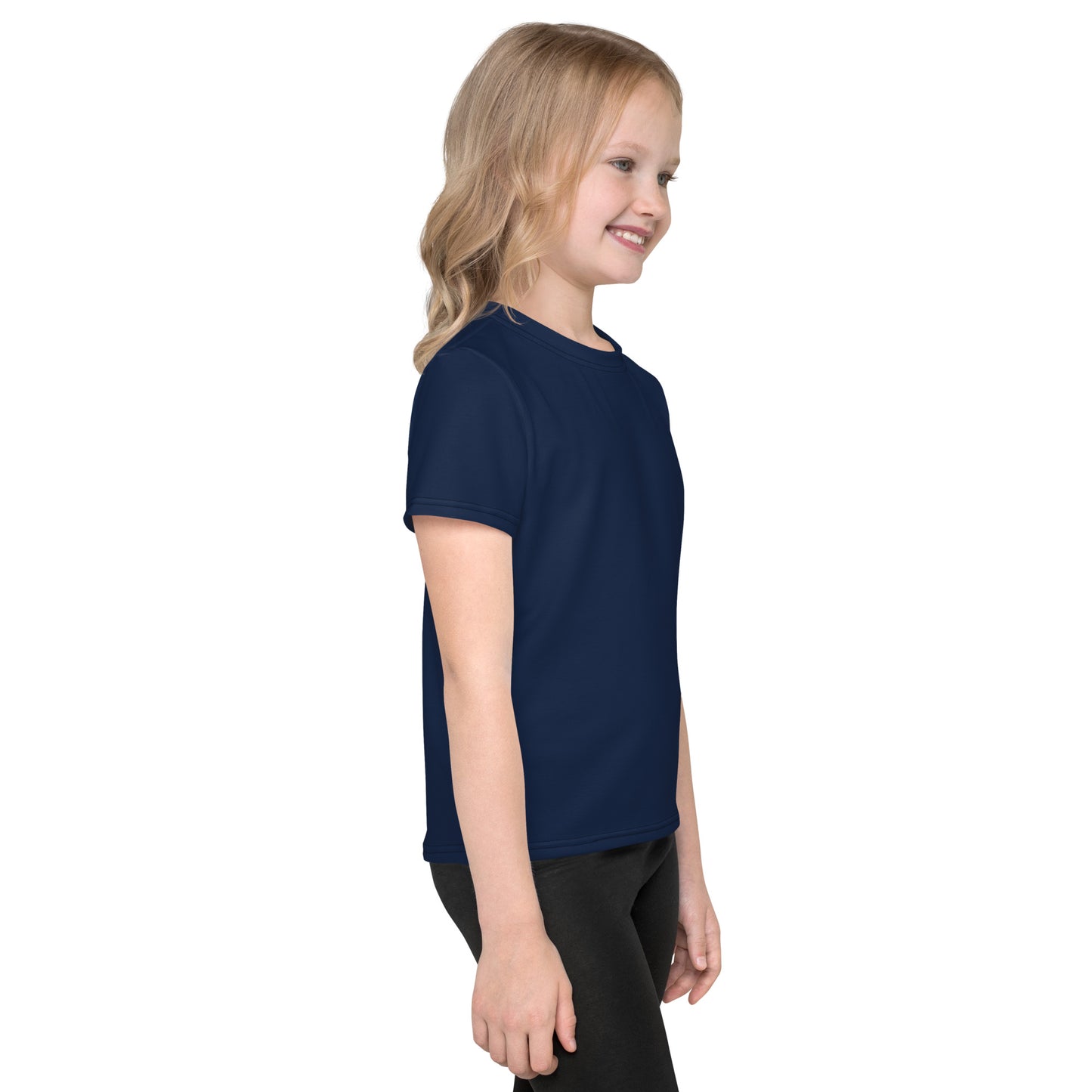 Kids crew neck t-shirt - Navy Blue