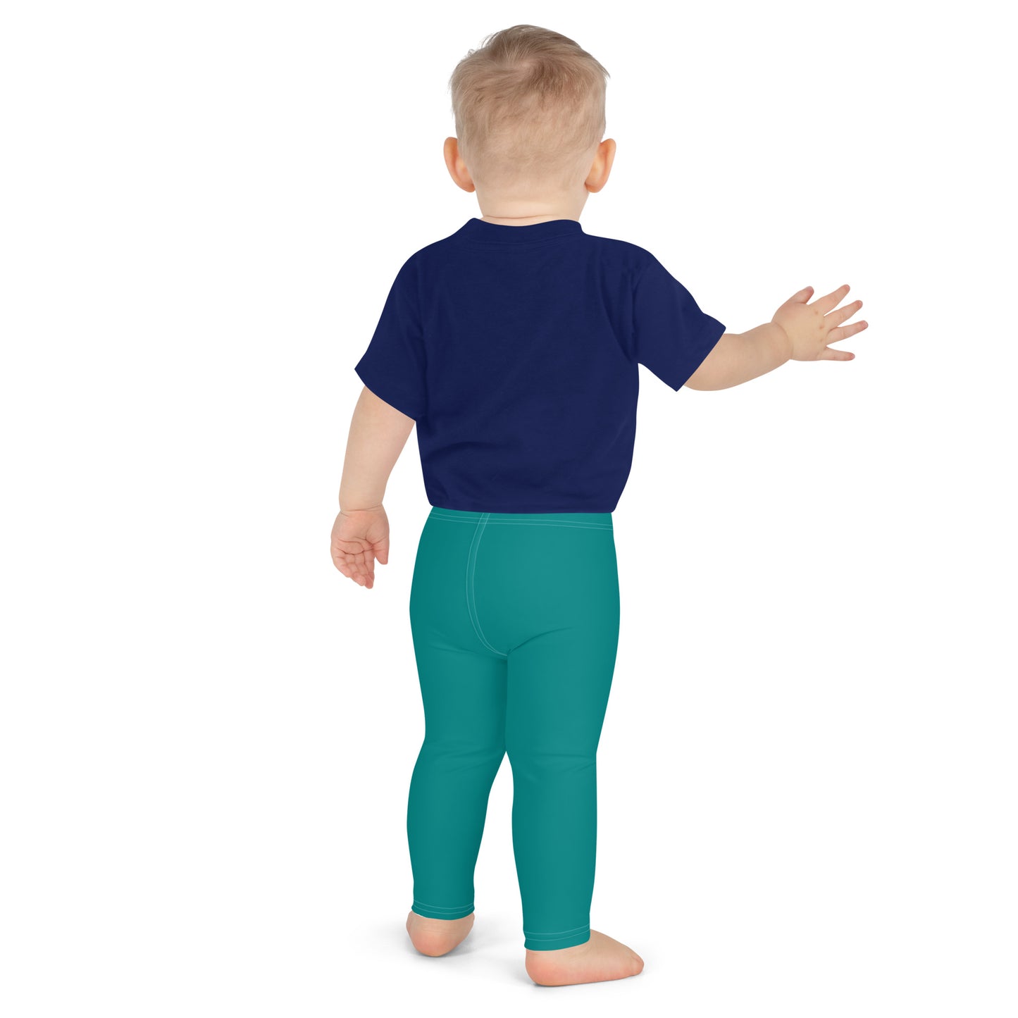Kid's Leggings - Tropical Teal