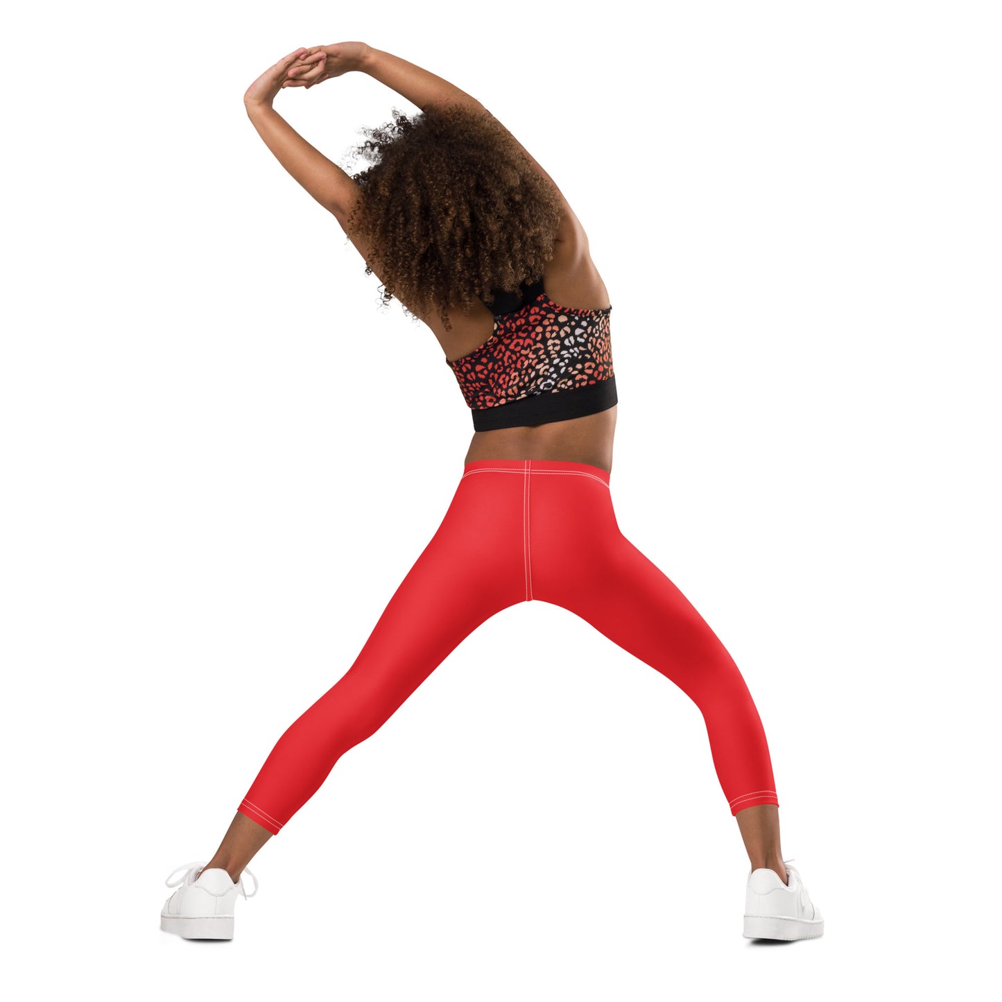 Kid's Leggings - Cherry Pop Red