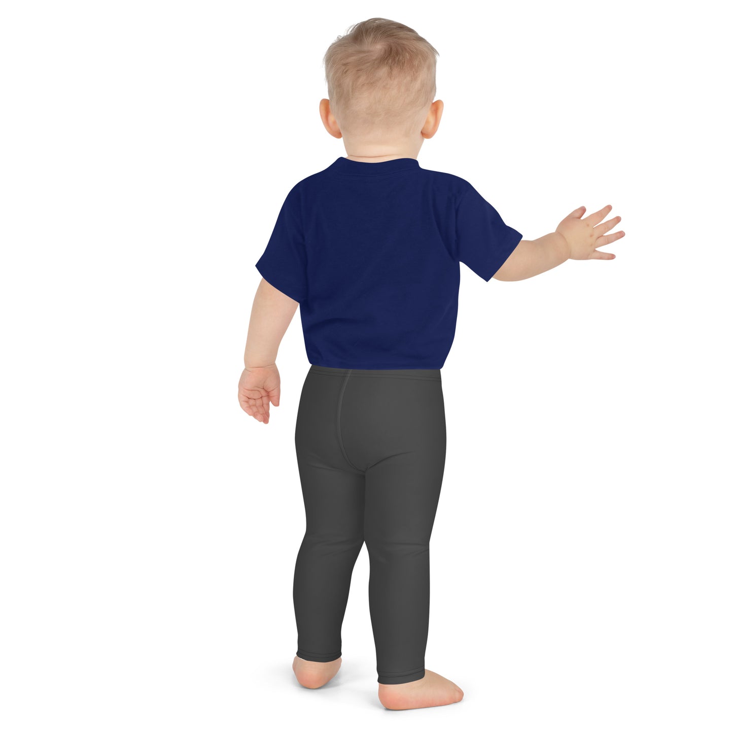 Kid's Leggings - Charcoal Black