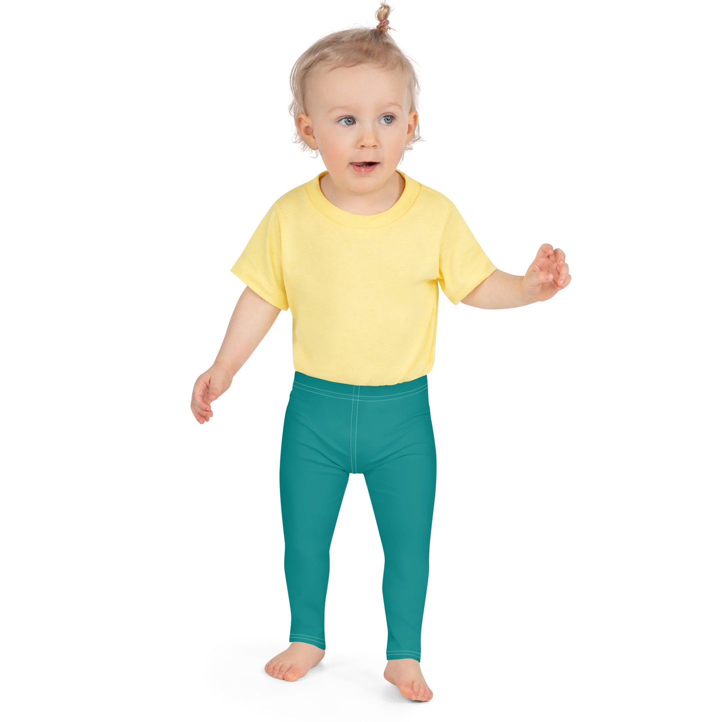 Kid's Leggings - Tropical Teal