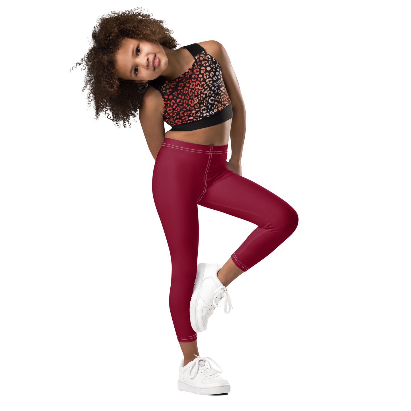 Kid's Leggings - Berry Crush