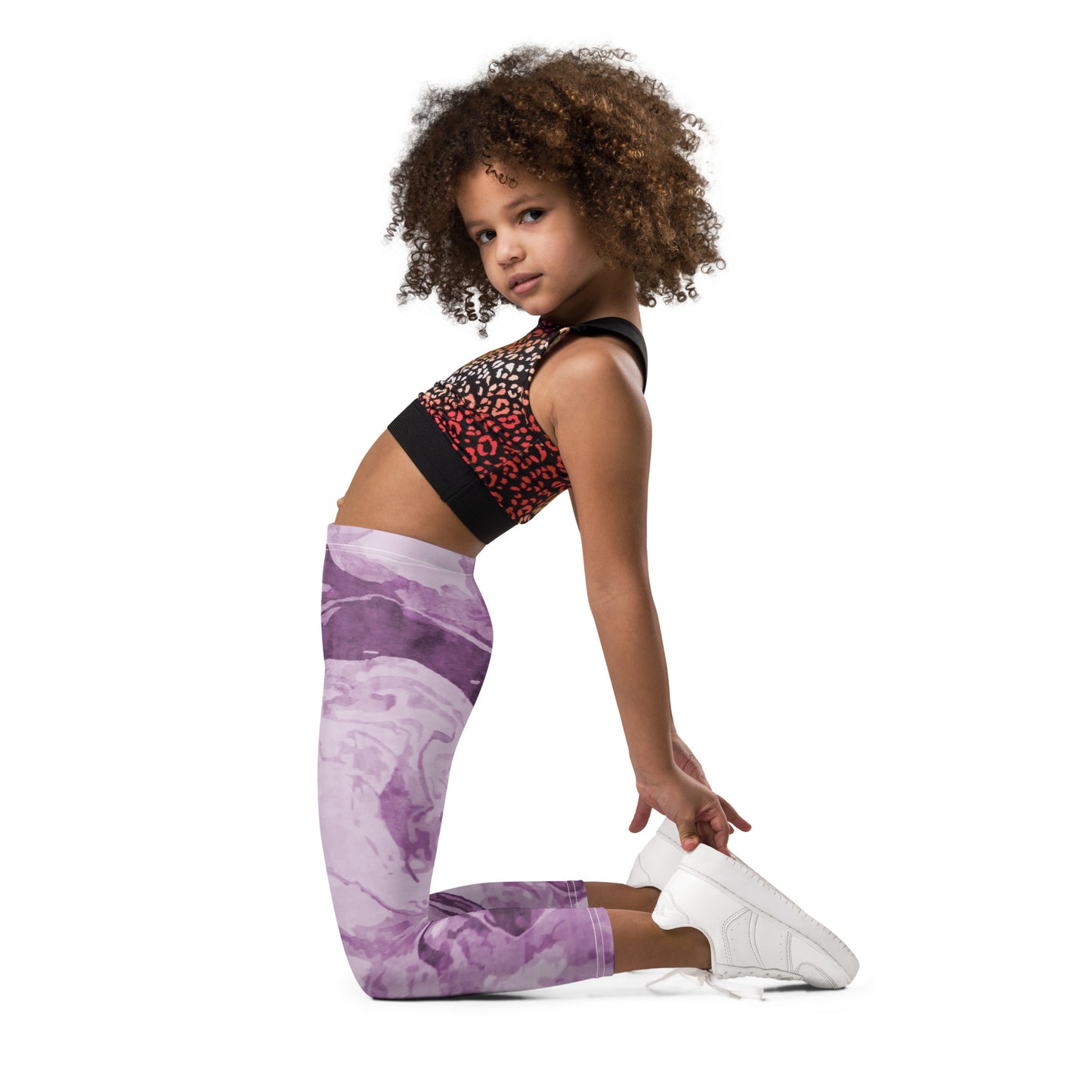 Kid's Leggings - Purple Haze