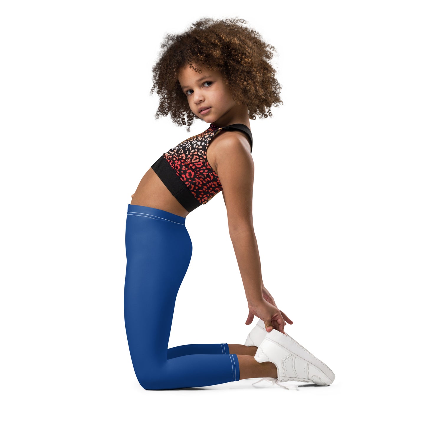 Kid's Leggings - Deep Ocean Blue