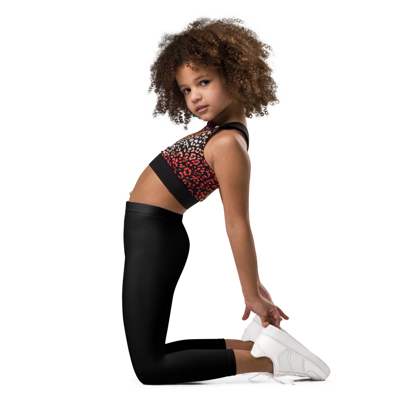 Kid's Leggings - Midnight Black